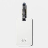 Dressurreiter und Gepäckträger Gepäckanhänger (Rückseite vertikal)