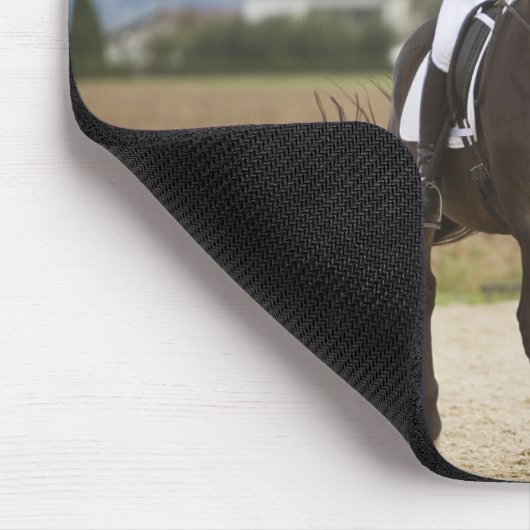 Dressurreiterin Mousepad (Ecke)