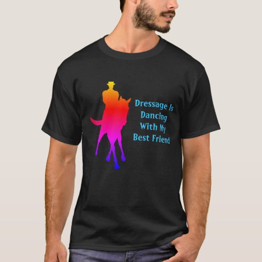 Dressurtanz mit meinem besten Freund Rainbow T-Shirt (Vorderseite)