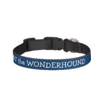 Dressy Midnight Blue Hundehalsband Personalisiert