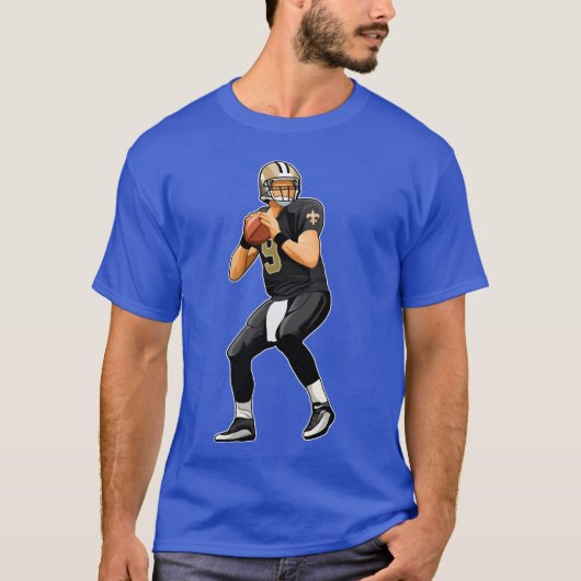 Drew Brees 9 Passeshe Ball funny T-Shirt (Vorderseite)