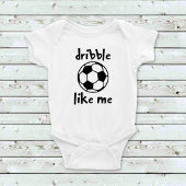 Dribble like Me Soccer Football Niedlich Baby Strampler