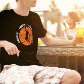 Dribble, Shoot, Swish, Repeat, Basketball T-Shirt