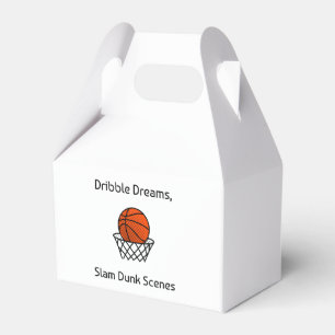 Dribble Träume, Slam Dunk Szenen Basketball Geschenkschachtel