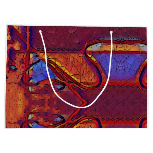 Dried Earth Große Geschenktüte (Rückseite)