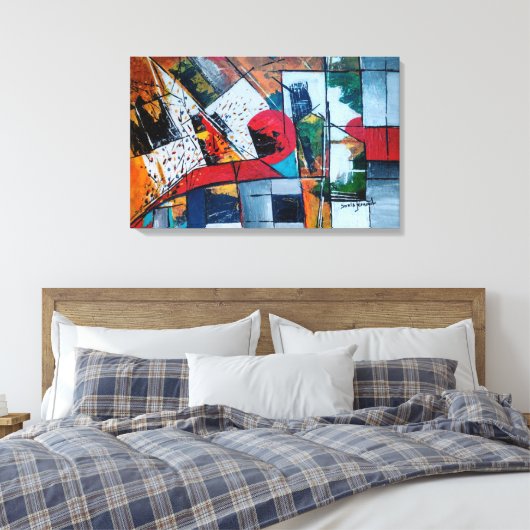 Dried Leaves Leinwanddruck (Insitu (Schlafzimmer))