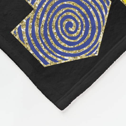 Driedel Fun Hanukkah Fleece Blanket (Ecke)