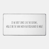 Drift Apart Desk Mat Schreibtischunterlage (Vorderseite)