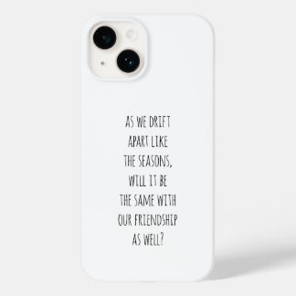 Drift Apart iPhone Case