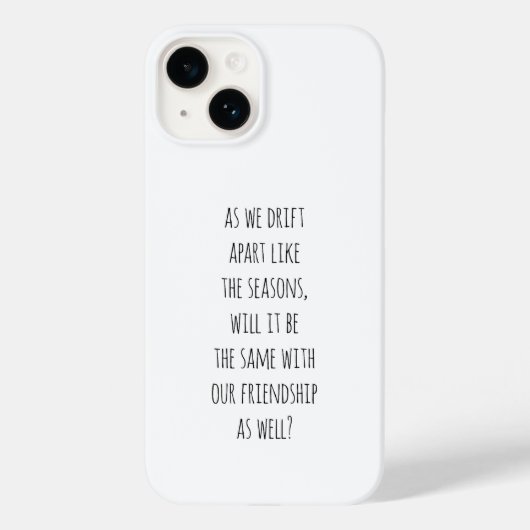 Drift Apart iPhone-Hülle Case-Mate iPhone Hülle (Rückseite)