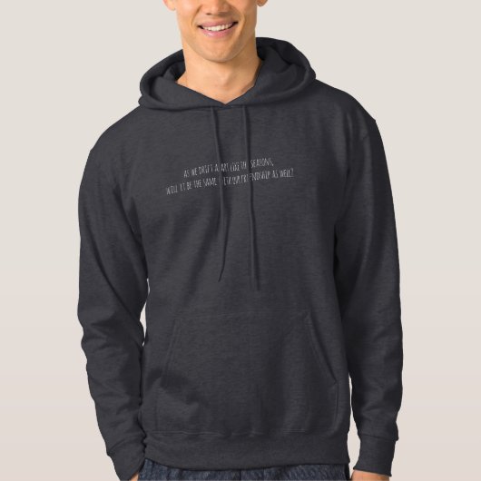 Drift Apart Men's Basic Hoodie (Vorderseite)