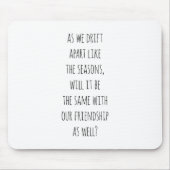 Drift Apart Mouse Pad Mousepad (Vorne)