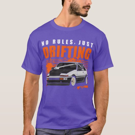 Drift-Auto-Cross Junge T-Shirt (Vorderseite)