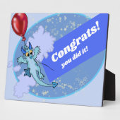 Drift Away Balloon Dragon Glückwunschs Fotoplatte (Seite)