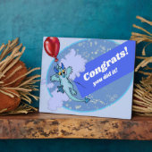 Drift Away Balloon Dragon Glückwunschs Fotoplatte (Seite)