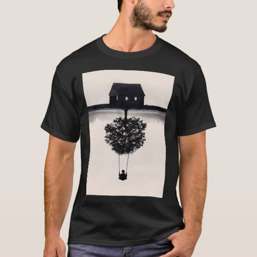 Drift Away (s/w) T-Shirt (Vorderseite)