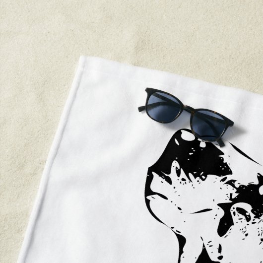 Drift, beeil dich nicht strandtuch (Beispiel)