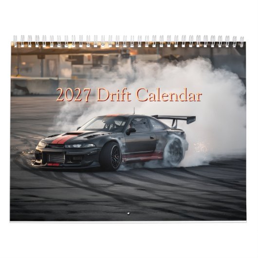 Drift Car Calendar Kalender (Titelbild)