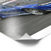 Drift Car Fotodruck (Ecke)