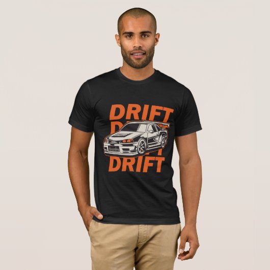 Drift Car Racing  T-Shirt (Vorne ganz)