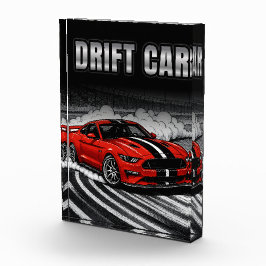 Drift Car Red Muscle Fotoblock