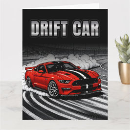 Drift Car Rote Muskelkraft Karte