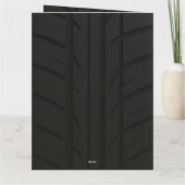 Drift Car Rote Muskelkraft Karte (Rückseite)