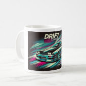 Drift Culture Drifting Design Sweatshirt Kaffeetasse (Vorderseite Links)