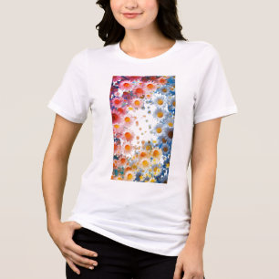 Drift der Blütenblätter von Gänseblümchen in der L Tri-Blend Shirt