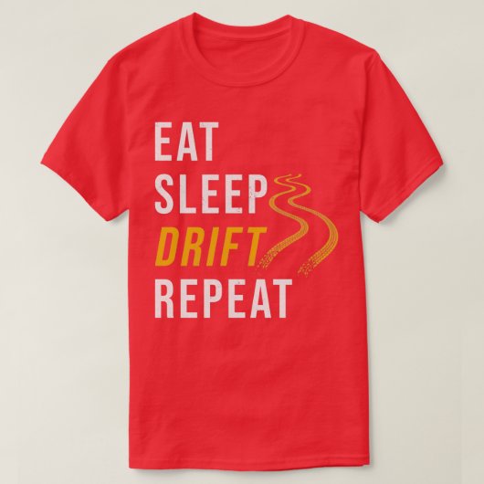 Drift Drift Car Car Fan Saying T-Shirt (Design vorne)