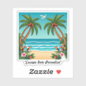 "Drift in Paradise" Aufkleber (Blatt)