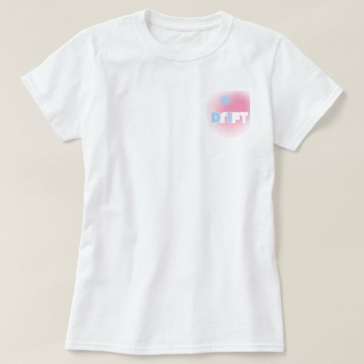Drift in Pastel – Soft Y2K Surf T-Shirt (Design vorne)