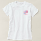 Drift in Pastel – Soft Y2K Surf Tee (Design vorne)