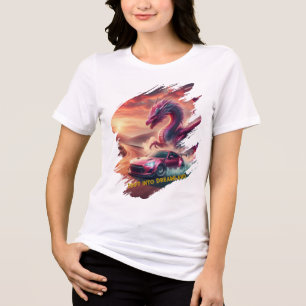 Drift Into Dreamland Renn-T-Shirt Tri-Blend Shirt