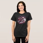 Drift Queen JDM Sportwagen-Rennbekleidung Tri-Blend Shirt (Vorderseite voll)