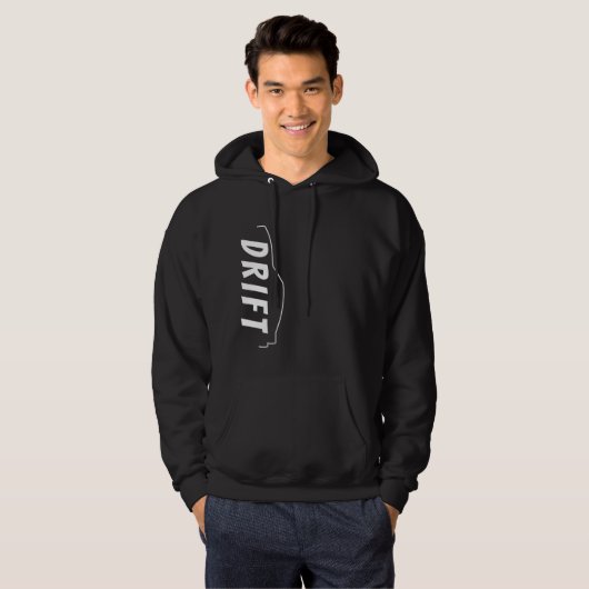 drift vertical text hoodie (Vorne ganz)