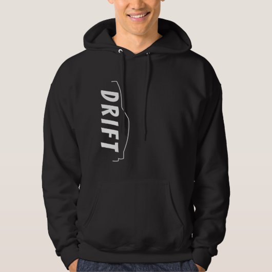 drift vertical text hoodie (Vorderseite)