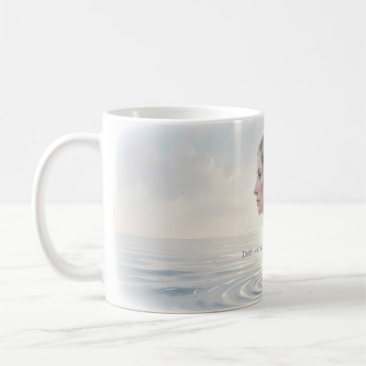 Drift With Grace Celestial Ocean Vision Tasse (Links)