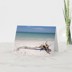 Drift Wood on Beach Mother-Day-Karte Karte