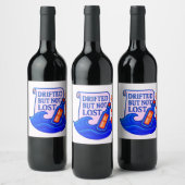 Drifted But Not Lost Message In A Bottle Weinetikett (Flaschen)