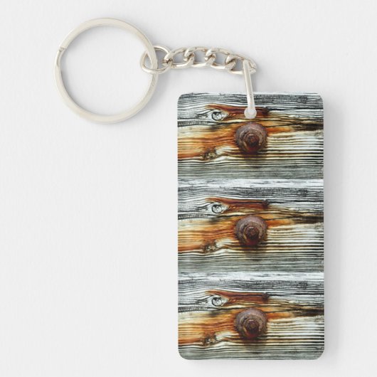 Driftholz-Graudockpappe Schlüsselanhänger (Vorderseite)