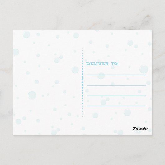 Drifting Crab Postcard Postkarte (Rückseite)