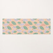 Drifting Leaves Yogamatte (Rückseite (Horizontal))