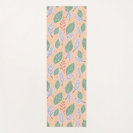 Drifting Leaves Yogamatte (Vorderseite)