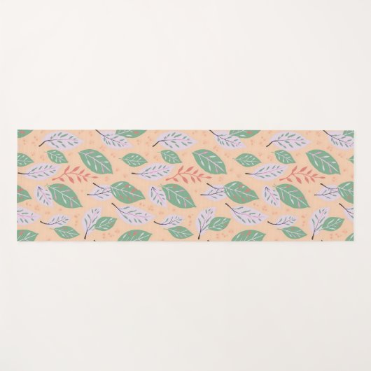 Drifting Leaves Yogamatte (Vorderseite (Horizontal))
