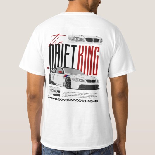 Drifting Machine – Speed & Smoke t shirte  T-Shirt (Rückseite)