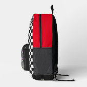 Drifting Race Cars Trophy Flag Racing Championship Bedruckter Rucksack (Rechts)