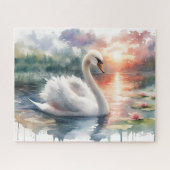 Drifting Swan Puzzle (Horizontal)