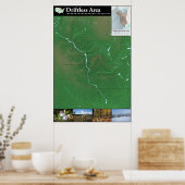 Driftless Area Map Poster (24x36in) (Küche)