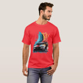 driftnation drifting super car sports car drift fu T-Shirt (Vorne ganz)